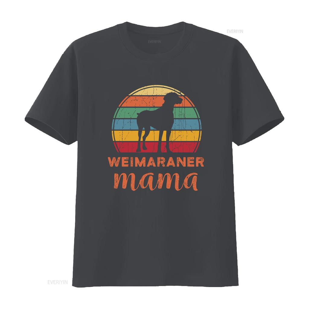 Weimaraner Mom T Shirt Pet Owner Weim Dog Lover Weimraner Mother vintage Washed Stretched Slightly Stylish Versatile Breathable