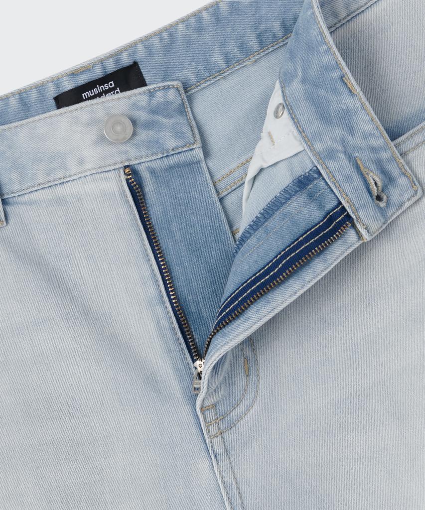 Musinsa Standard [Cooltandard] Straight Denim Pants [Bleach]
