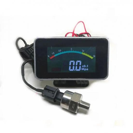 New 12v/24v Truck Car Oil Pressure Gauge Engine Oil Pressure Meter Volt Guage Monitor Displayer pressure
