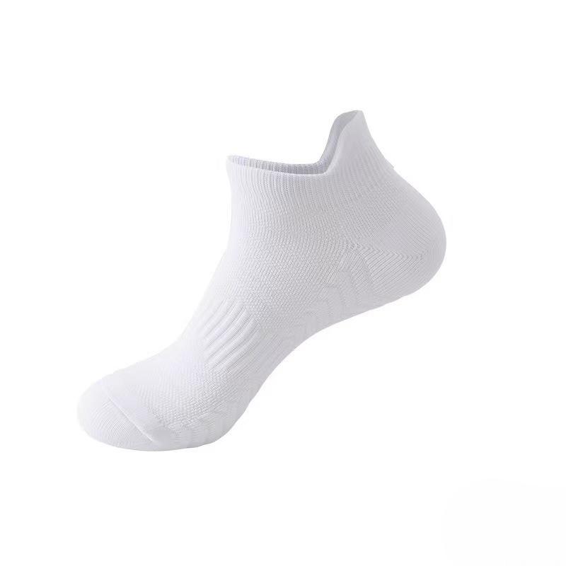 

Men and Women Spring Summer Solid Color Sports Outdoor Bicycle Basketball Running Fast Dry Breathable Socks 1 pair белый
