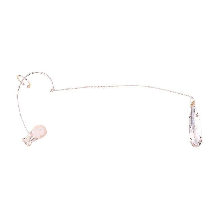 

Lightweight Copper Drop Earrings Embellished with Sparkling Crystals for Elegant Fashion Comfortable Wear Ear Clip