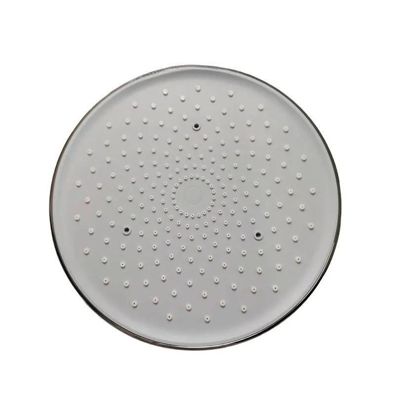 Round Large Flow Supercharge Ceiling Mounted Showerhead Home Thicken High Pressure Rainfall Bathroom Shower Head Bathroom Shower