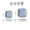 Japanese-style Square Deep Plates Ceramic Dinner Plate Creative Sushi Dishes Household Tableware Platos De Cena
