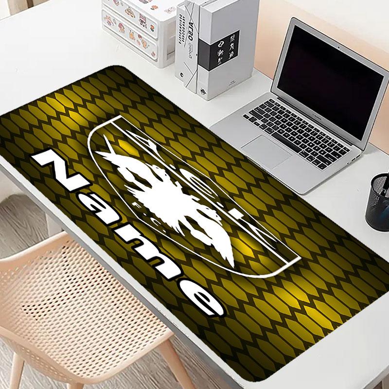Custom Name Personalized AEK Athens FC Pattern Mousepad, Laptop PC Desk Mat, Decorative Desk Mat for Home Keyboard Pad Gift