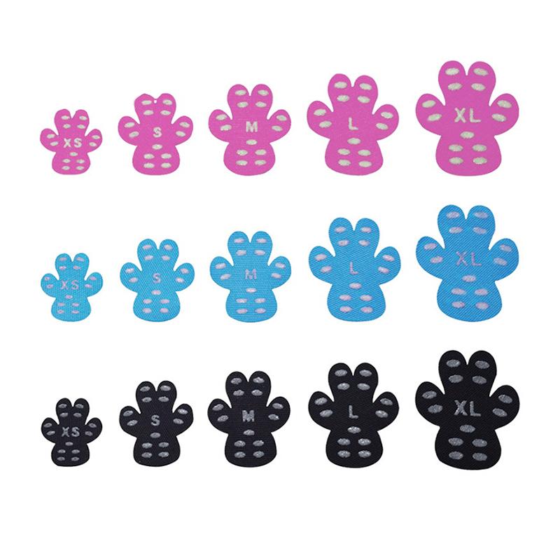 4 pcs/set Non-slip Dog Beach Shoes Invisible Socks Disposable Pet Foot Patch Pad for Small Medium Dogs Puppy mascotas Products