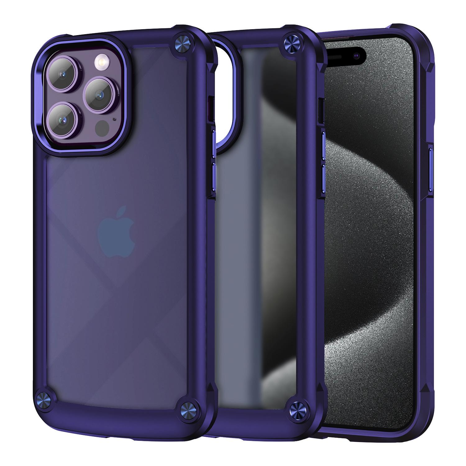 

Yisimei New Model for IPhone15pro Anti-fall Brown Skin-like Paint Wireless Charging for Apple 13 Mobile Phone Case For iPhoneXS