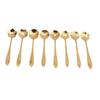 Flower Spoon Afternoon Tea Server Stainless Steel Small Spoon Gold Plated Coffee Rose Spoon