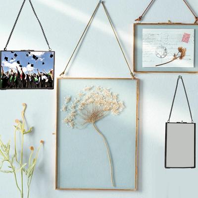 Double Glass Family Photo Frame Add Beauty To Wall Decor Hanging Photo Frame For Picture