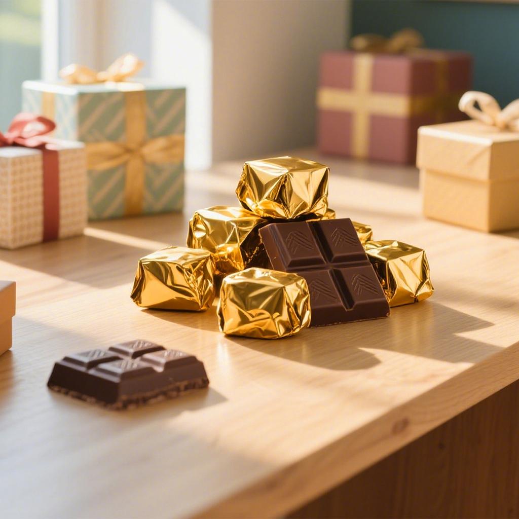 100Pcs Chocolate Bars Wrappers, 6in Gold Candy Bar Wrappers For Homemade Aluminum Foil Chocolate Wrappers Packaging For Wrapping Gifts