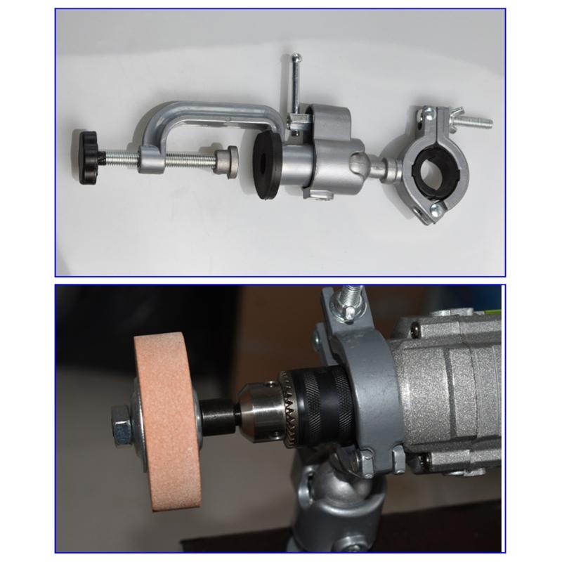 Disc Holder with Inner Diameter 10mm Kit Spanner Kit Power Tools Hole Drill Angle Grinder 87mm Long Mandrel Adapter