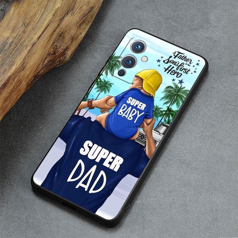 

Семейный чехол для телефона для папы, мамы и маленькой девочки для OnePlus 10 9 RT R 8 7 6 T Pro 5G Nord 2 N10 N100 CE CE2 N20 N200, черный чехол OnePlus 5T