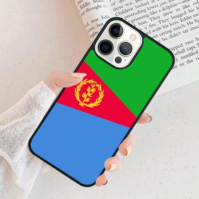 Eritrea Flag Phone Case Cover For iPhone 17 Air 15 16e 11 13 14 Pro Max 12 Plus Max Fundas
