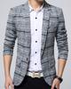 Herfstpak Maatwerk Slim Grote Maten [ODFMCE] Herenjas, Jas, Zakelijk, Casual, Gentleman, Pasvorm, (JP, Alfabet, 2XL, Grijs)