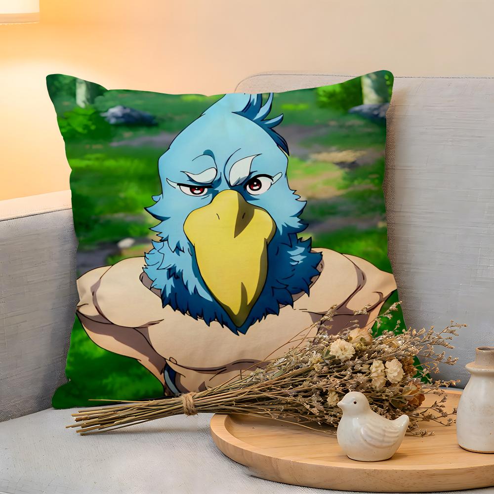 Cushion Cover Linen SkinFriendly Soft Decorative Case For Sofa Home Decor Anime SShangriLa Frontier Pillow Cover