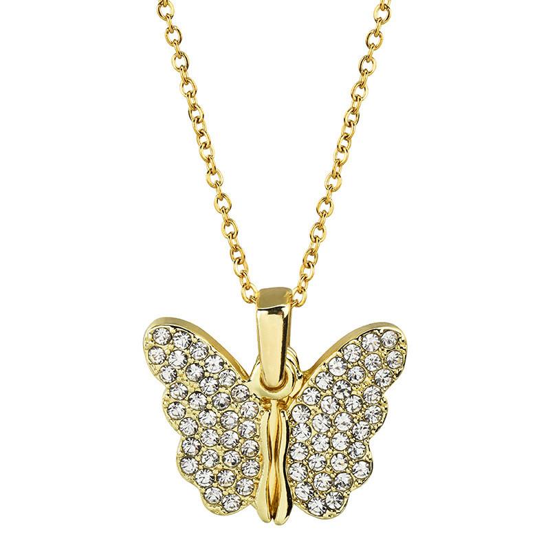 Trendy Animal Inspired Butterfly Pendant Necklace For Stylish Women In 2023
