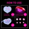 12 Pack Silicone Nail Art Molds Set Nail Art Silicone Molds Set Resin Leaves Moulds Plant Shape Small Crafting Molds