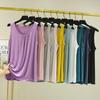 Women's Sleeveless Loose Modal Vest for Summer, Plus Size, Versatile Inner and Outer Wear, Lightweight Home Top, Thin Bottoming Shirt.