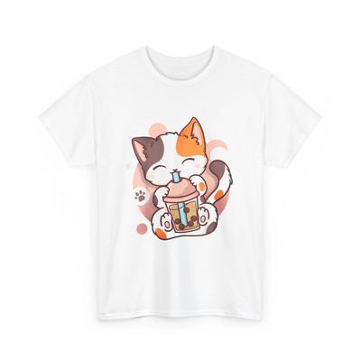 Katze Boba Tee Bubble Tea Anime Kawaii Neko T-Shirt