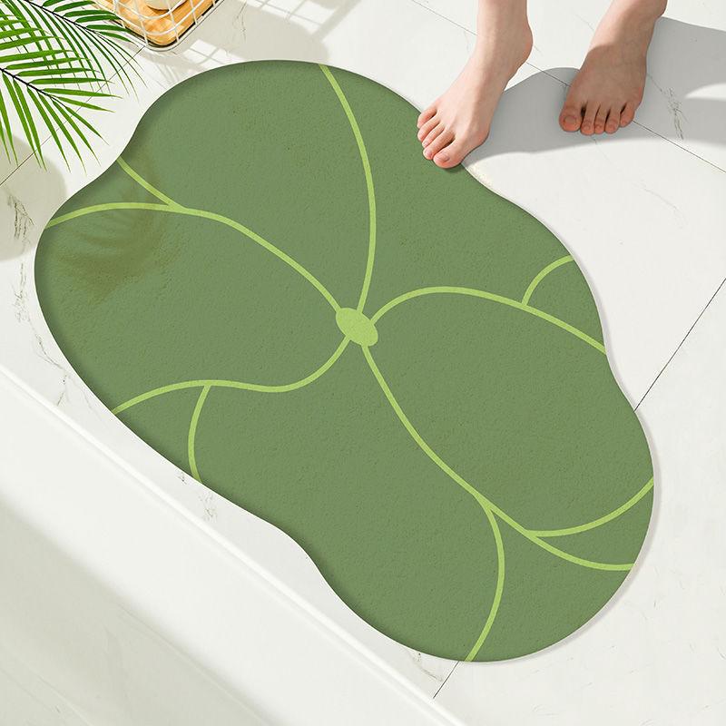 Badezimmer Kieselgurmatte Eingangstürmatte Toilettentürmatte Toilette Saugfähig Rutschfest Fußmatte Toilettenteppich