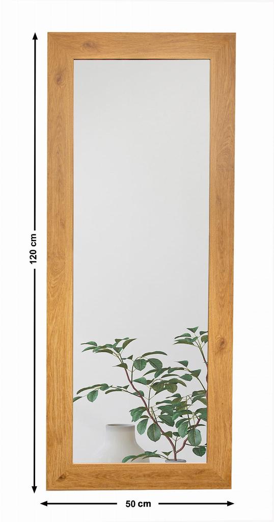 Lustro Profil 70/15, Wymiar Zewnętrzny 50X120 Cm, Bernstein Oak