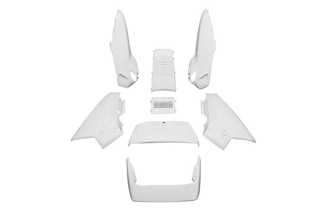 Bike Parts Center Fusion Genuine Type Exterior Set Set White Cowl Painted Honda Fusion SE MF02 302902 8-piece