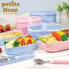 Petit Fleur Men's Oval 2-Tier Lunch Container, 800ml, Pink, 03051