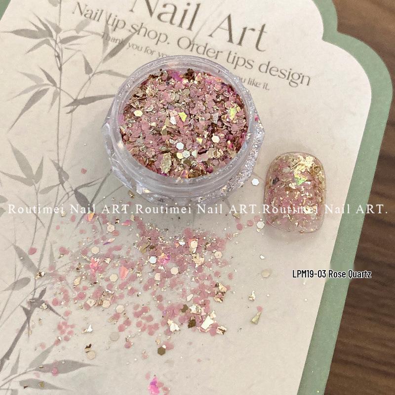 

Iridescent Glitter Sparkle Nail Art Decoration - Super Bright Texture and Popular Styles