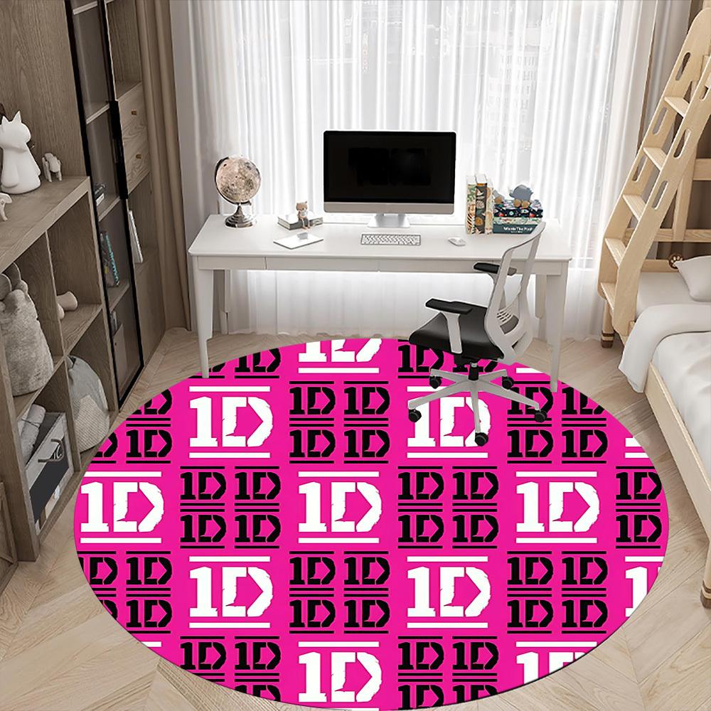 1pc One Direction Merchandise Chair Carpet for Office Non Slip, Lightweight, Machine Washable Rug for Office, Sleeping, Room Holiday Decor