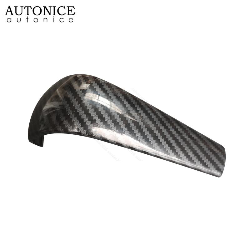 Carbon Fiber Color Gear Head Cover Trim Fit for Isuzu D-MAX Mu-X DMAX MuX 2015 2016 2017 2018