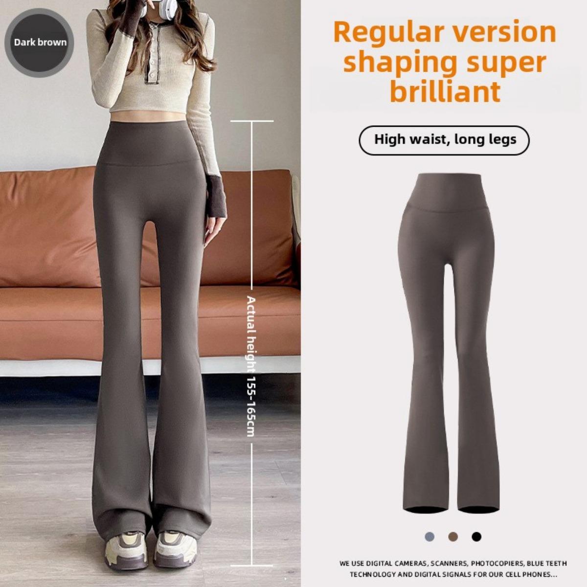 

Брюки для йоги Stretch Padded Micro, увлажняющие облегающие тонкие повседневные брюки для женщин, утягивающие брюки Outside Wear черного цвета S