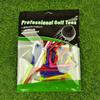 50 Pieces of Golf Tee Plastic Durable Mixed Color 4 Sizes Available Golf Tee Accessories