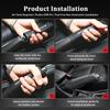 Car Handbrake Leather Hand-sewn Brake Lever Gear Shift Lever Cover For BMW Performance E46 E90 G11 F10 F30 G08 X6 5 Series