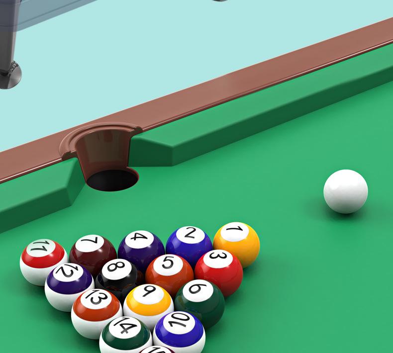 Billiard Table with Automatic Ball Return - Large Indoor Model for Parent-Child Interaction and Children's Simulation Play