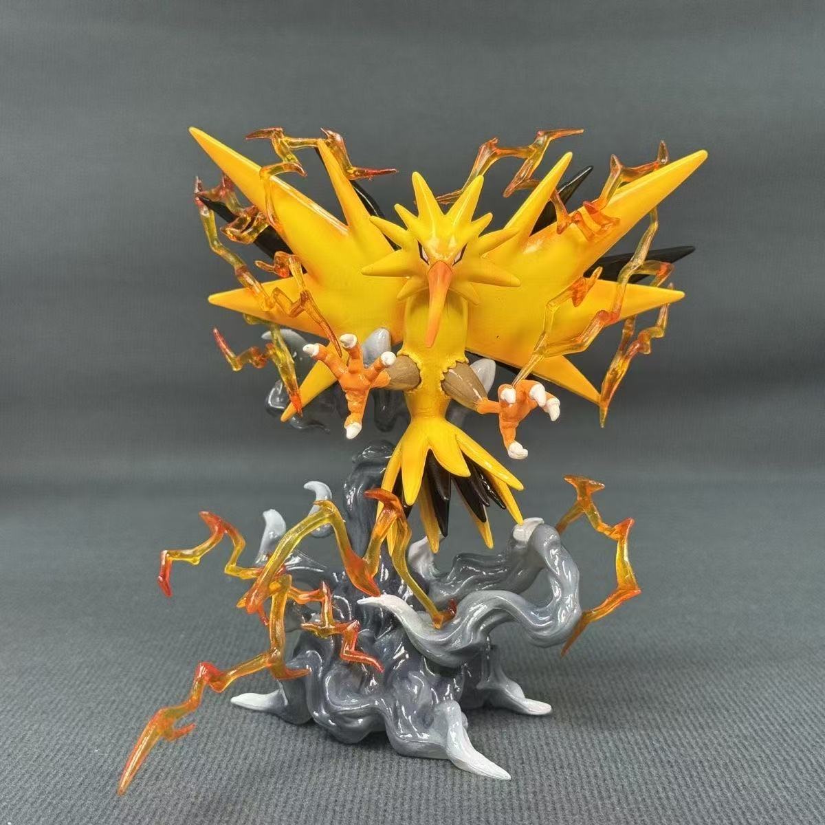 

New In stock Anime Pokemon Figure Zapdos Action Figures Model Statue Doll Collection Desk Decoration Toys Kids Birthday Gifts