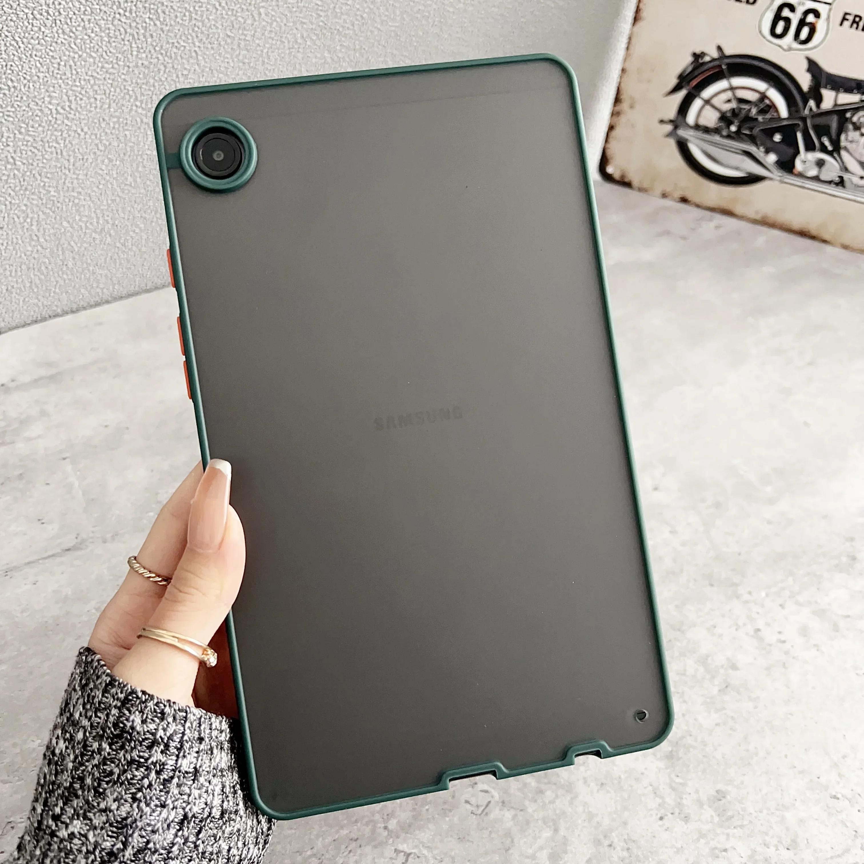 Voor Samsung Galaxy Tab S6 Lite P610 P615 S9 Plus X810 FE Plus X610 A9 Plus X210 X110 S8 S7 Tablethoes voor Kinderen Zacht Tab S7 11 T870 groen