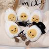 Adorable Boiled Egg Plush Toy with Mortarboard – Graduation or Wedding Gift 