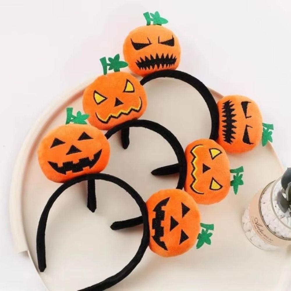 Lightweight Pumpkin Headband Cartoon Pumpkin Cartoon Hairband Festive Pumpkin Hairband for Cosplay