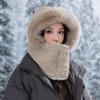 New Winter Plaid Thickened Warm Hat for Outdoor Travel Can Be Used for Cold Protection Hat Korean Versatile Bag Head Hat