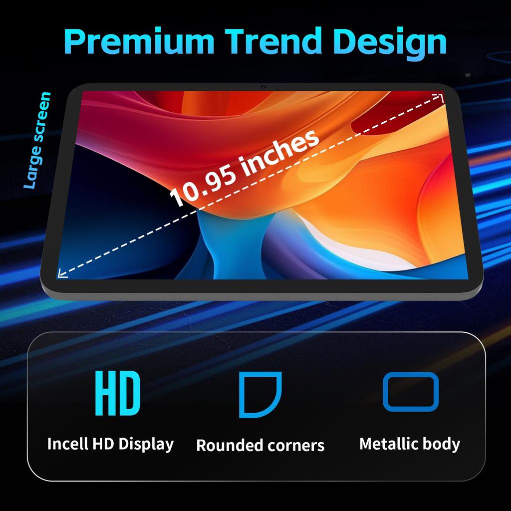 G-tab PAD 11 11"Android tablet,7500mAh Large Storage Capacity,1280*800 In-cell Resolution,dual Front and Rear Cameras,dual SIM Dual Standby.