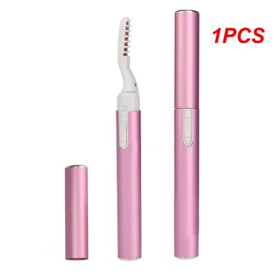 1 STÜCKE Tragbarer elektrischer beheizter Wimpernzange-Stiftclip Langlebige Form Augen-Make-up Curling Kit Kosmetische Schönheitswerkzeug Mascara