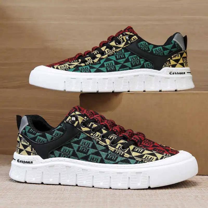 Fashion Big Sole Round Toe Sneakers 47 Woven Man's Luxury Mint Green Shoes Sports Girl Snow Boots Advanced New Year's Character