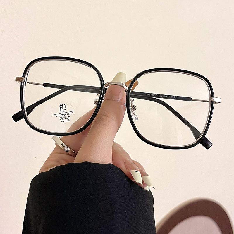 2025 New Fashion Women Anti Blue Light Square Glasses Frame Retro Hight Quality Office Computer Eyeglasses Reading Glasses +2.5