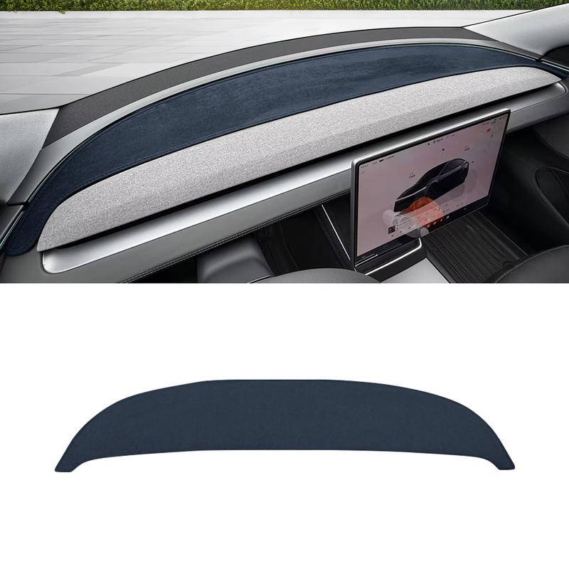 Car Dashboard Cover Mat Avoid Light Pads Anti-UV Carpets For Tesla Model Y Juniper 2025 2026 Model 3 Highland 2024 Accessories
