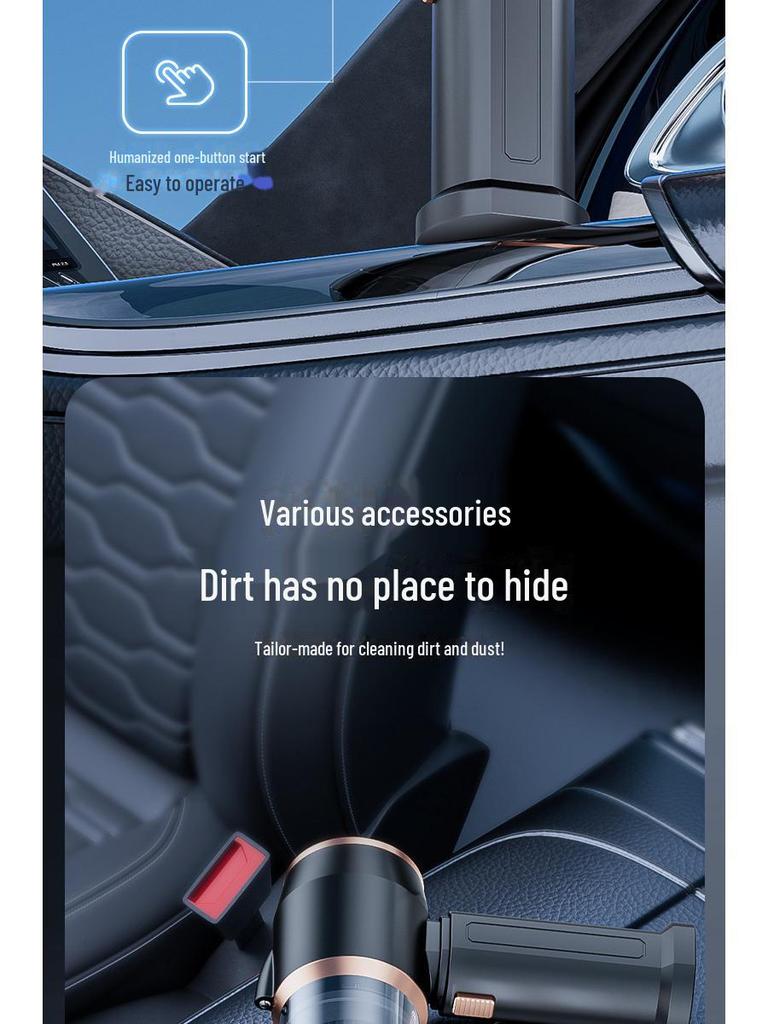 Wireless Car Vacuum Cleaner: Powerful Handheld Device for Home and Car