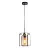 Hängeleuchte KALULA PND-78901-1-BK+AMB Italux