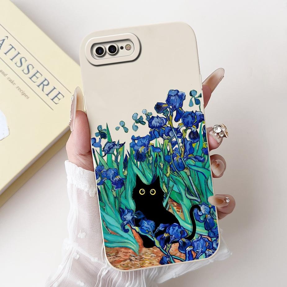 For Apple iPhone 7 Plus Case iPhone8 Plus Luxury Candy Painted Cover Shockproof Phone Case For iPhone 8 iPhone7 Plus Soft Fundas