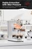 HiBREW H13 Semi-automatic Coffee Machine, Dual Boiler System with 20-Bar Pump Pressure, Multi-function Brewing Modes, Adjustable Drip Tray