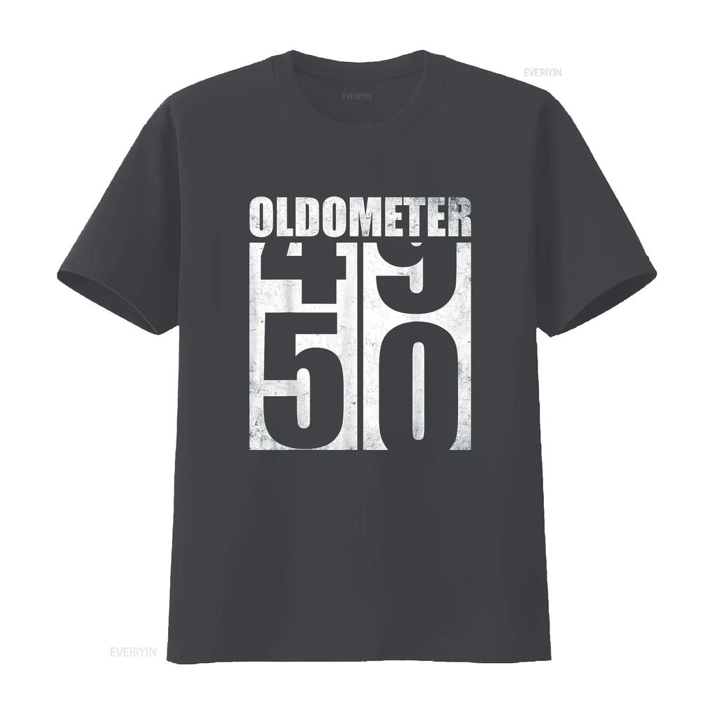 50. Geburtstag Oldometer 49 50 Vintage Lustig s T-Shirt vintage Gewaschen Leicht gedehnt Weich Vielseitig Bequem Atmungsaktiv