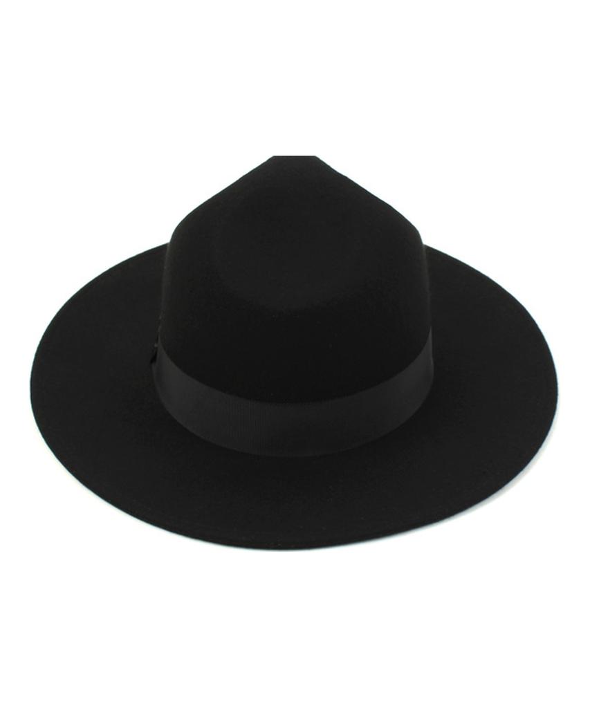 Yunibeosyeolkemiseuteuli Line Black Wool Y Fedora