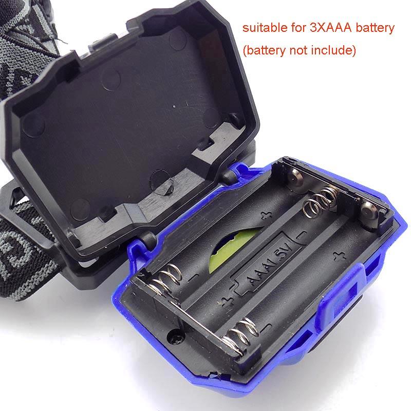 5pcs Mini Headlight Portable LED Headlamp Waterproof Head Front Light 3Modes Lighting Outdoor Camping Hiking Head Flashlight
